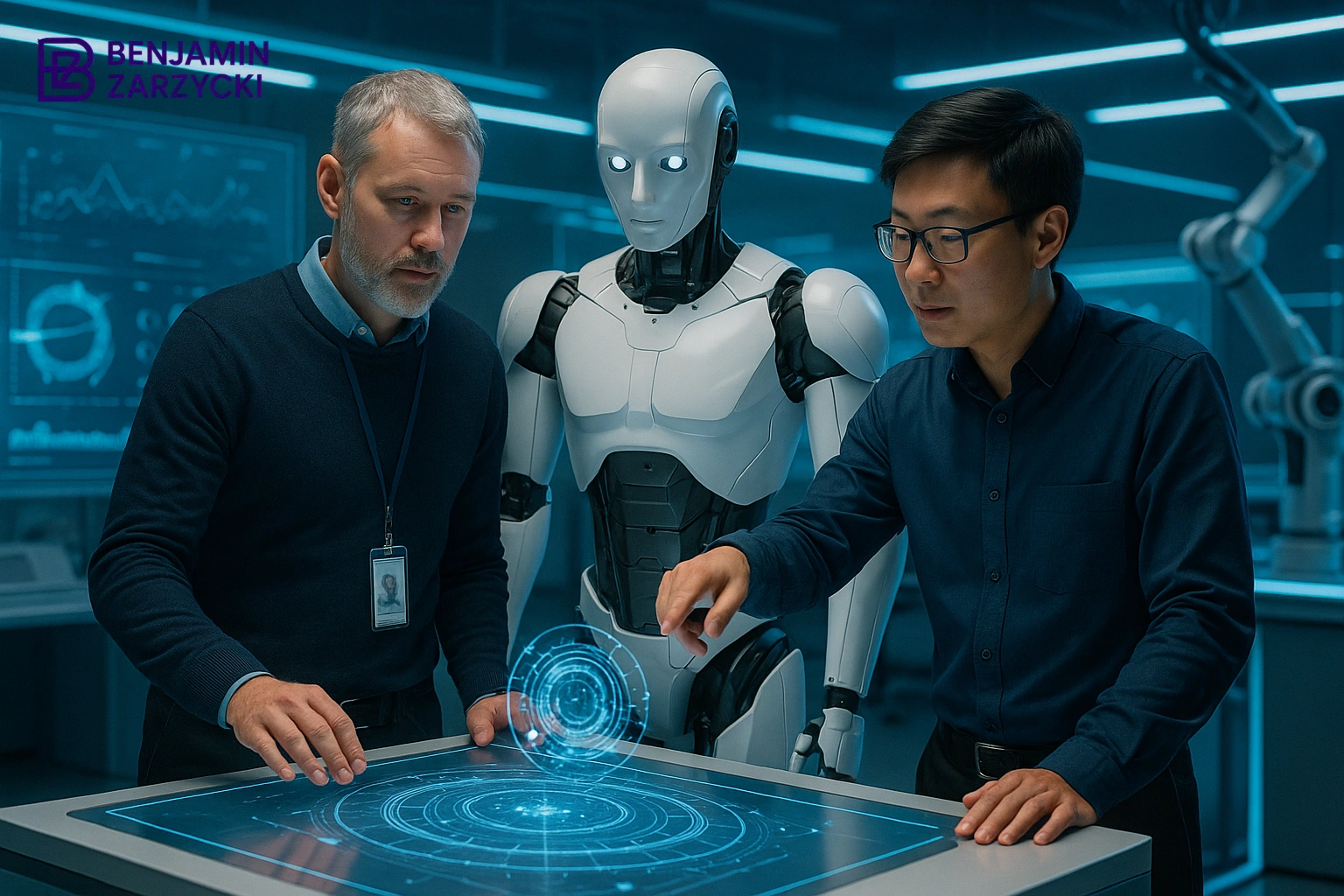 Benjaminzarzycki.com - Ilustrasi Masa Depan Robotika: Kolaborasi atau Kompetisi dengan Manusia